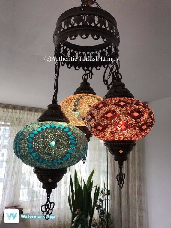 Handmade Turkish Lamp!!! Moroccan Lantern, Turkish, Mossaic!!! Beautifully made!