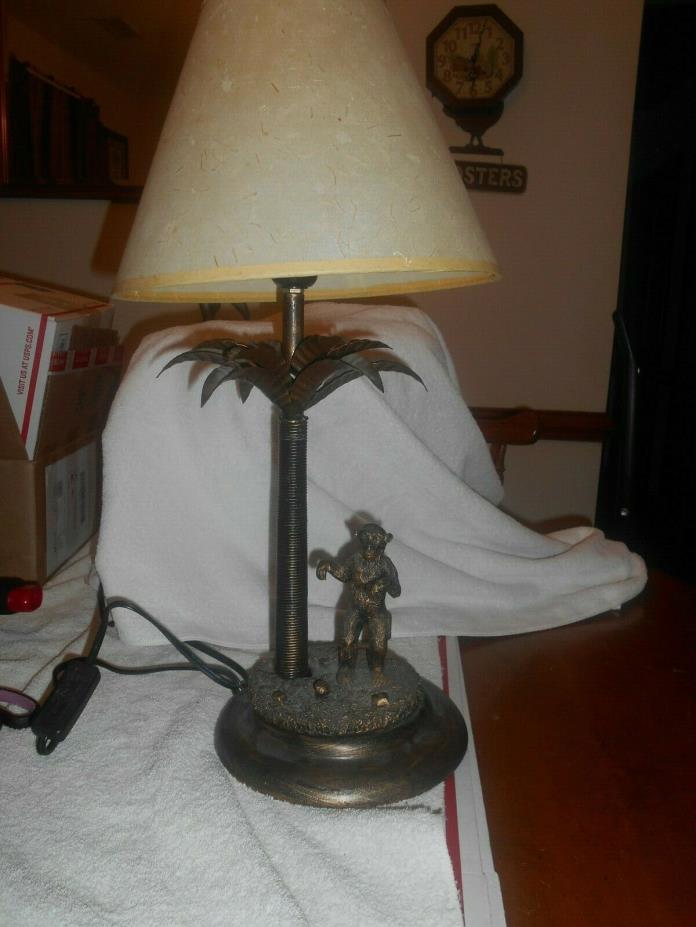ART DECO  MONKEY TABLE LAMP./VINTAGE.OLD