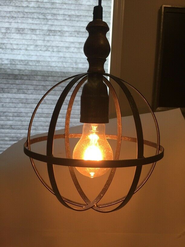 Vintage Globe Lamp (New)