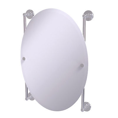 Allied Brass Prestige Skyline Wall Mirror Satin Chrome