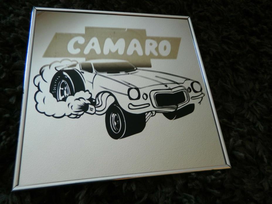 1970s Chevrolet Camero wall mirror 70 1/2 camero z/28 RARE year 12