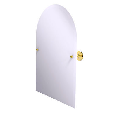 Allied Brass Shadwell Arched Tilt Accent Mirror Polished Brass