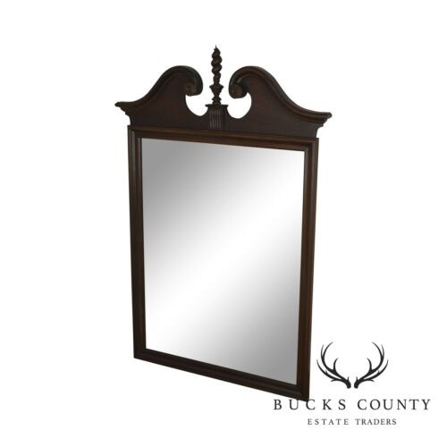 Ethan Allen Georgian Court Cherry Arch Top Mirror