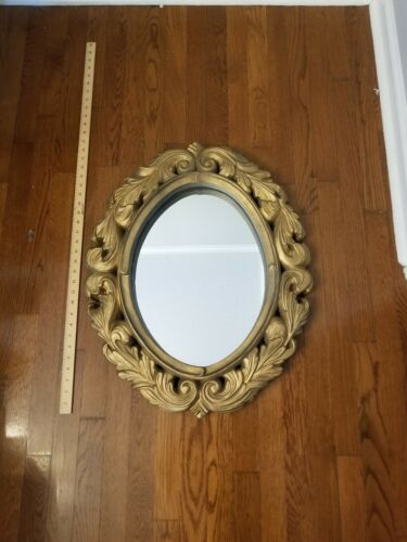 Antique/Vintage Stunning Mirror w/ crack26inches in height