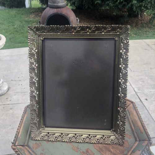Vintage  Table Or Wall Picture Frame BRASS/ Metal 16.5x13.5