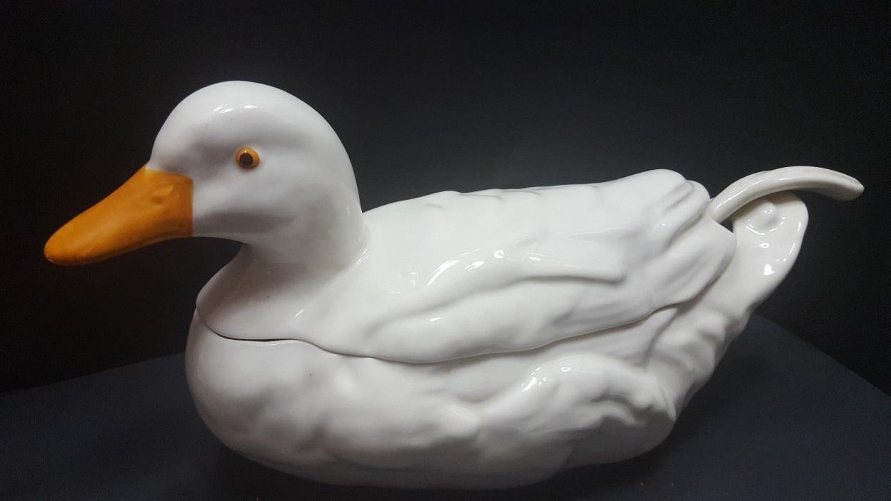 Antique Duck gravy bowl 48oz THANKSGIVING DINNER GRAVY BOWL CENTERPIECE SERVING