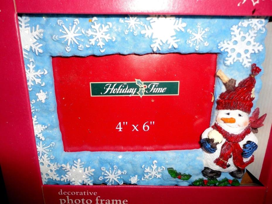 Vintage Christmas PICTURE FRAME *NEW OLD STOCK*