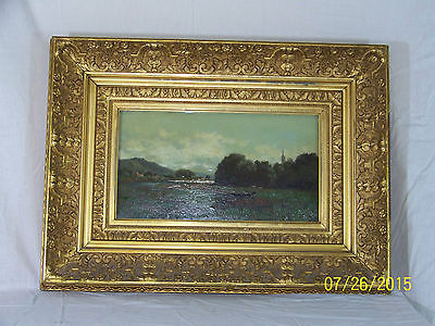 John Bunyan Bristol Major Listed Artist HudsonRiver School Landscape OriginalOil