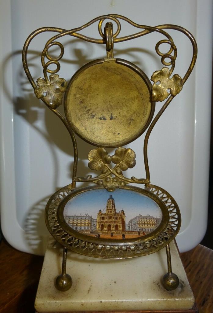1890 Grand Tour Chair Pocket Watch Holder Stand, Palais Royal Chair Paris France
