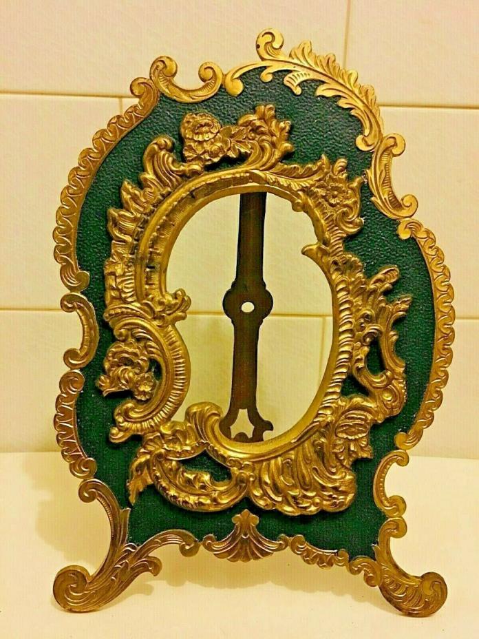 ANTIQUE N.B. & I.W. BRASS OR BRONZE  EASEL PICTURE MIRROR FRAME #2025