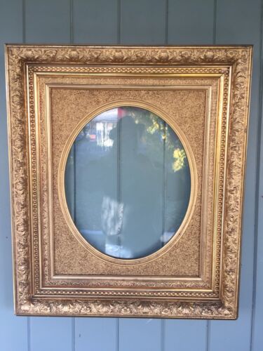 Antique Gilt Frame Ornate Gilded Floral Portrait Frame 28