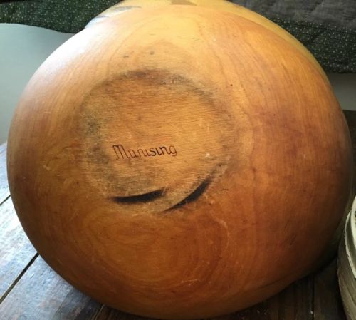 Vintage Munsing Wooden Bowl