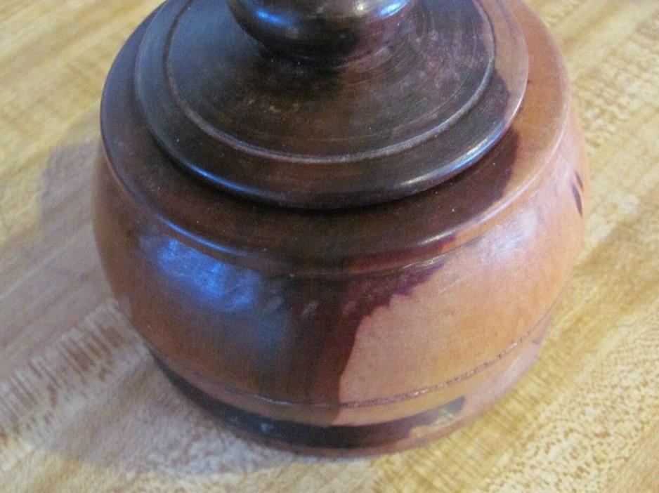 OZARK TURNED WOODEN BOWL WITH LID