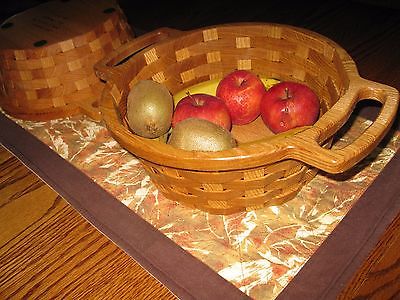 Handmade  Wood Fruit Basket