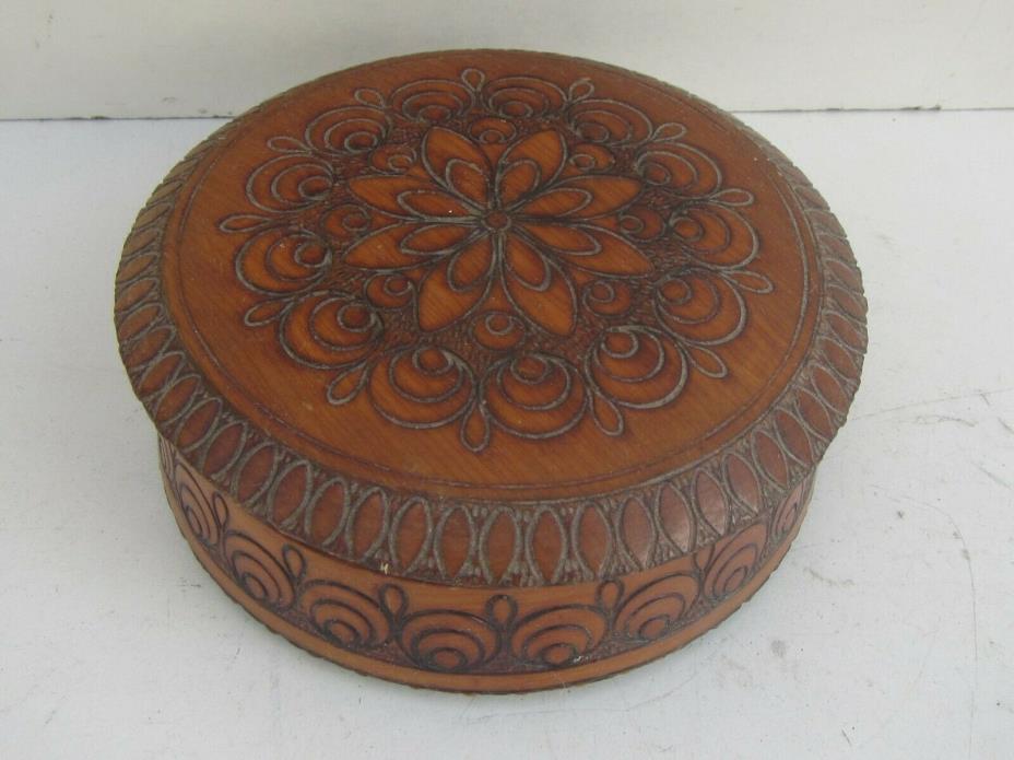 Vintage Cepelia, Poland, Decorative Wooden Box