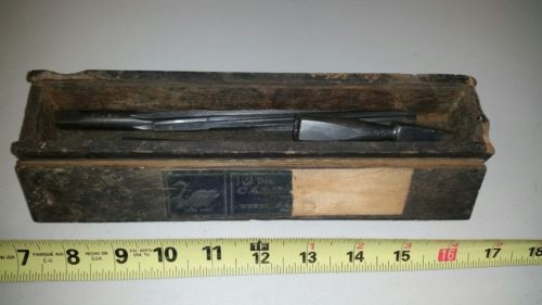 Vintage Collectible Wooden Box The James Swan Co. & 3 Bits