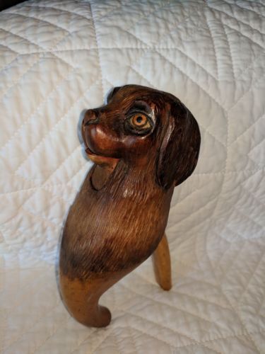 Antique  ANRI Nutcracker Beautiful 1930 Dog Perfect Condition