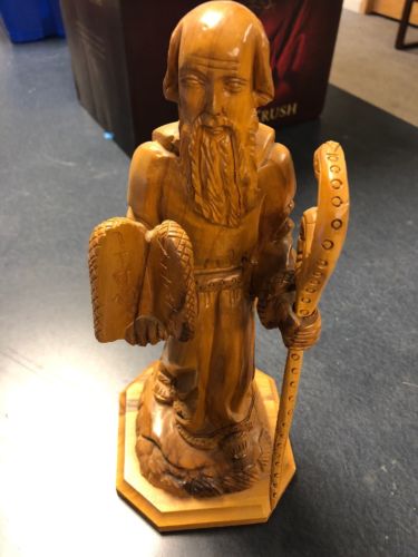 Hand carved wood man