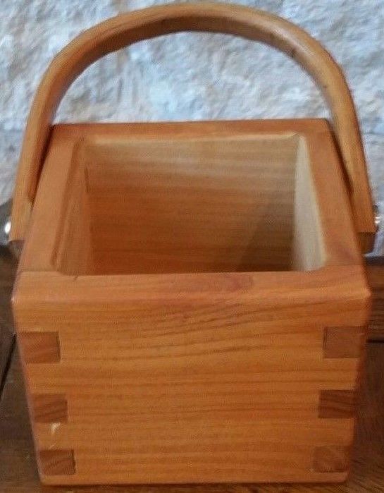 WOODEN DECOR BOX WITH HANDLE