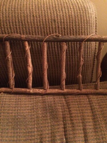 Vintage Hand Crafted Wood 15 1/2 Inch Ladder Decoration