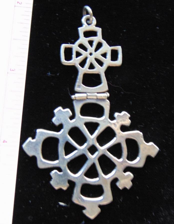 Antique vintage silver cross