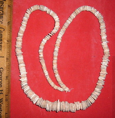 Full Strand Post-Neolithic Ostrich Egg Shell Beads Prehistoric African Artifacts