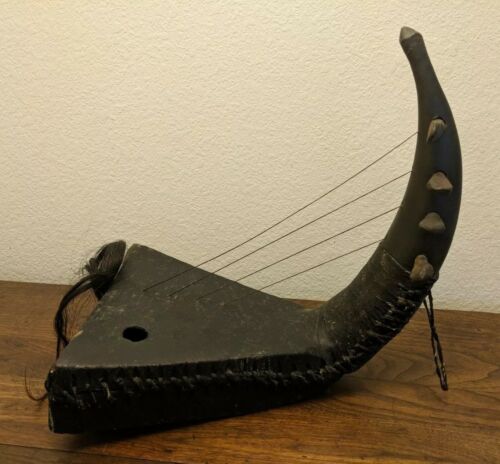 Antique Africa Music Instrument Congo Harp Lyre
