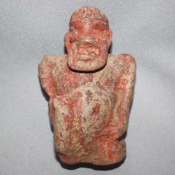 12-15th Cen. DJENNE MALI AFRICA Ancient Terracotta SCULPTURE HUNCHBACK Figurine