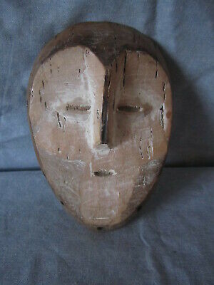 African Tribal Art       Lega Mask  Wood & Kaolin    7.5