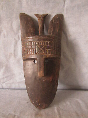 African Tribal Art    Mossi Animal Mask  Wood  13-1/4