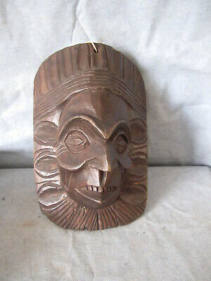 African Tribal Art   Mask of a Lion  Wood.  11