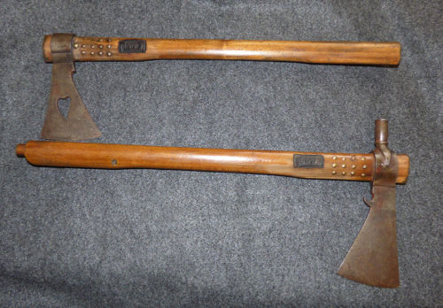 1880 Buffalo Bill Wild West Tomahawk Props Used By Cast Members Marked Numbered