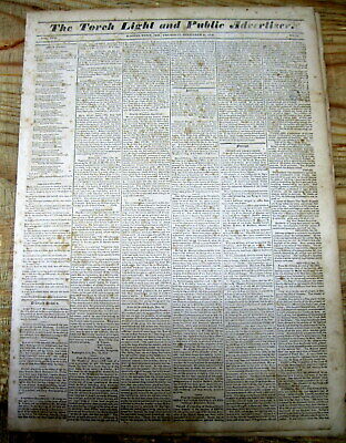 1830 newspaper CHEROKEE INDIAN DELEGATION refuses GEORGIA offer toTAKE theirLAND