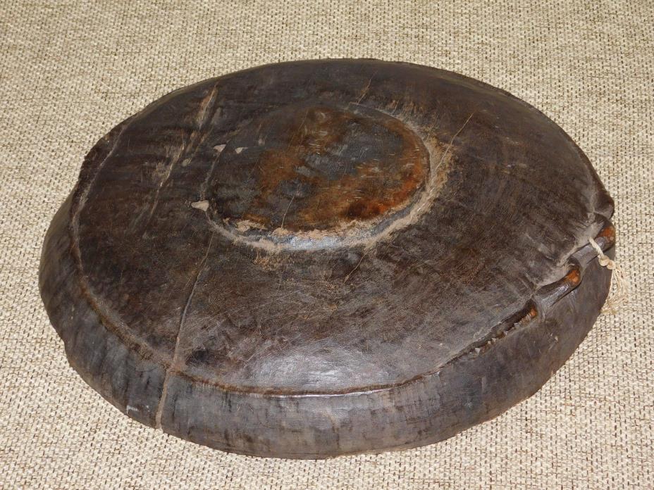 Best Antique Papua New Guinea Sepik Boiken Tribal people used carved wooden bowl