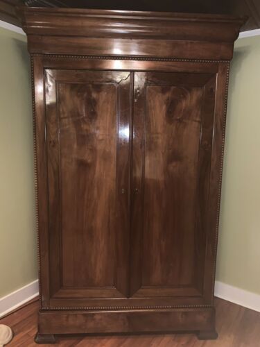 Louis Phillipe French Imported armoire early 19th century Wardrobe Entertainment