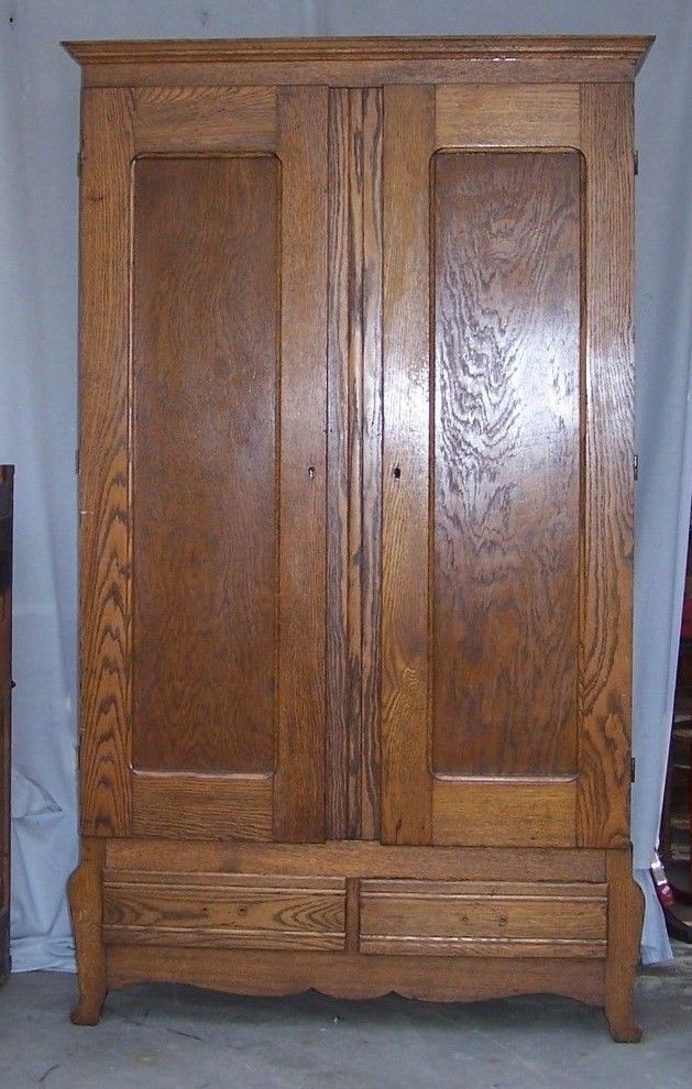 ANTIQUE MARSTALL FURNITURE COMPANY WARDROBE 1893 - 1929 GREAT CONDITION