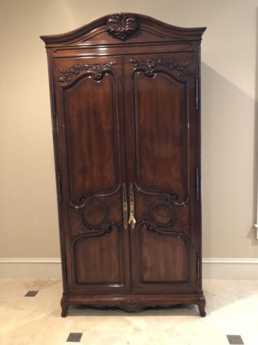 KARGES Model 58  Country French Armoire - Entertainment Cabinet Option - By Hand