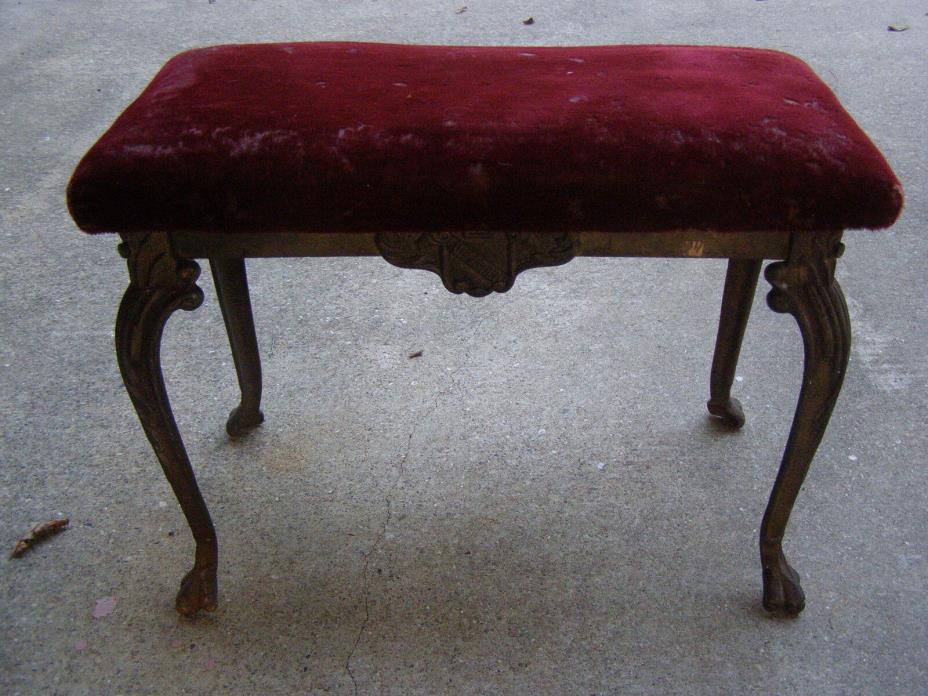 Antique W.H. Howell Cast Iron Bench 1924