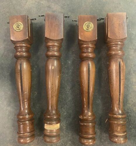 Vintage Antique Lot of 4 18.5” Tall Bench/Table Legs Architectural Salvage