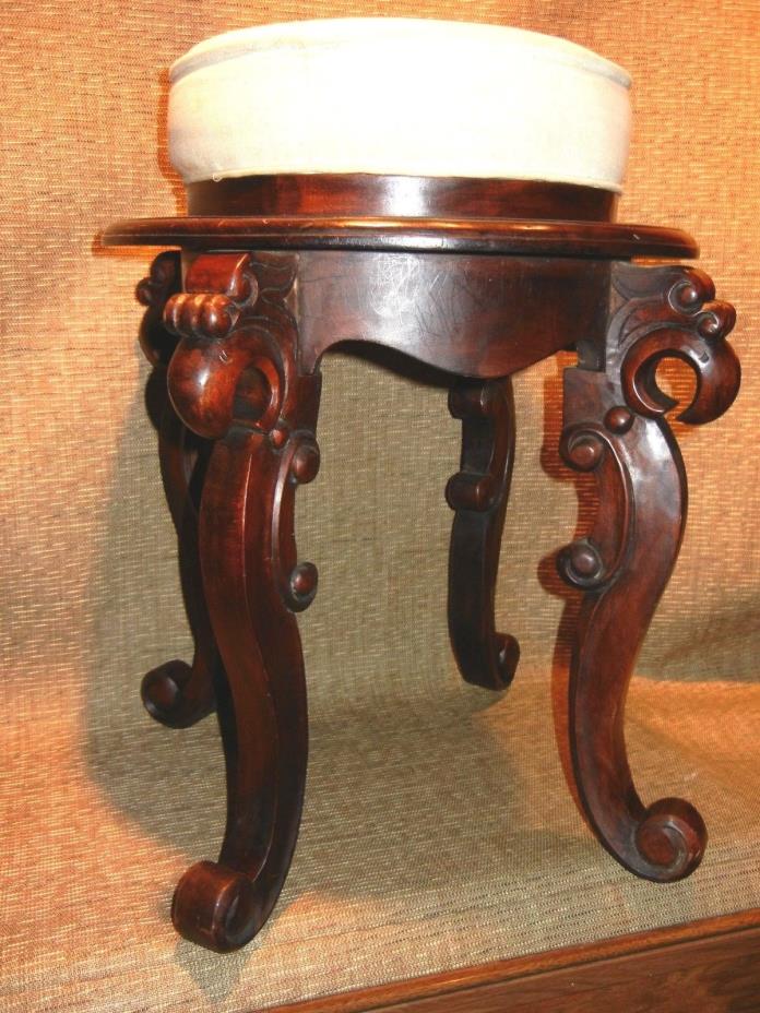 Antique Hand Carved Stool