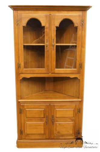 HEYWOOD WAKEFIELD Colonial Style Mid Century Modern Corner Bookcase 276-09 - ...