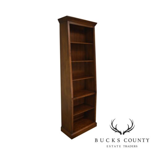 Ethan Allen Horizons Collection Tall Oak Open Bookcase