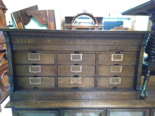 Antique Table Filing System