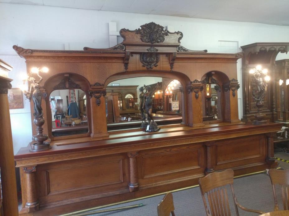 Antique Back and front bar from Spokane Washington