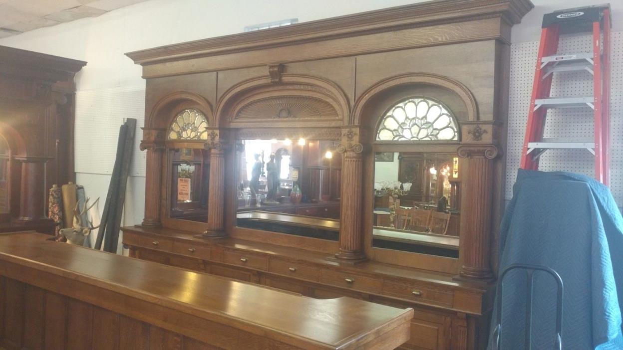 Antique back bar  and front bar from Silverton, CO