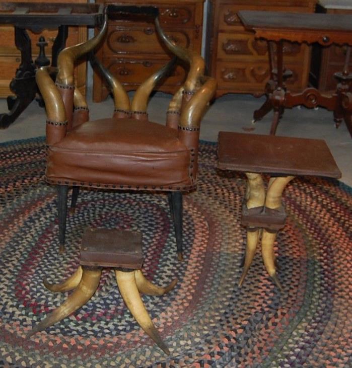 Antique  Horn Furniture