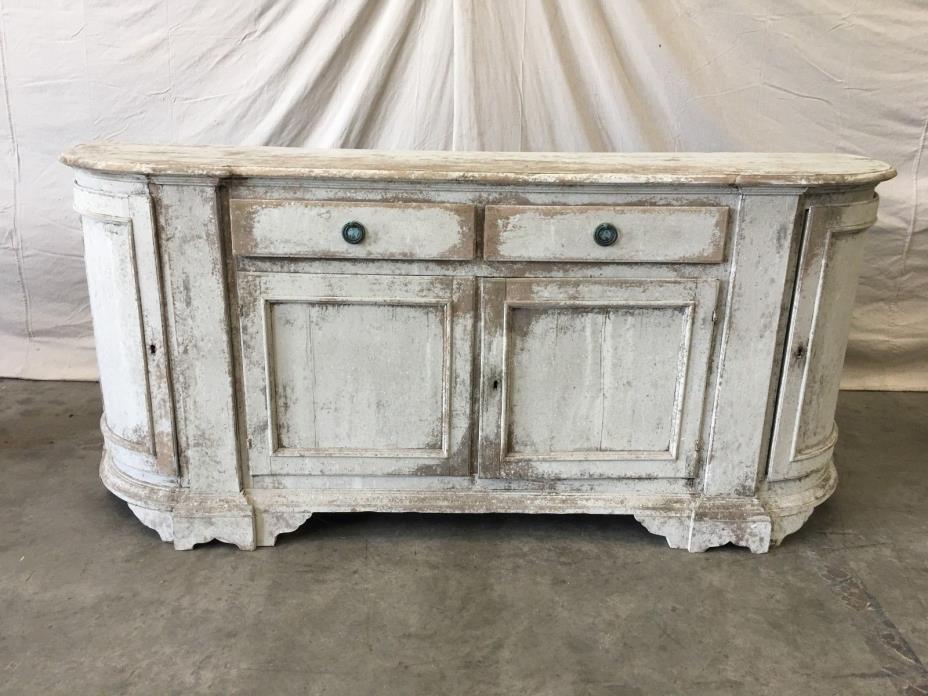 18th c.  Painted Italian Tuscan Sideboard Credenza