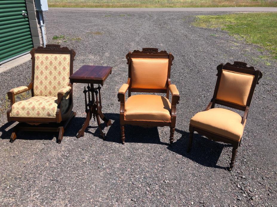 EASTLAKE set 3 chairs and table