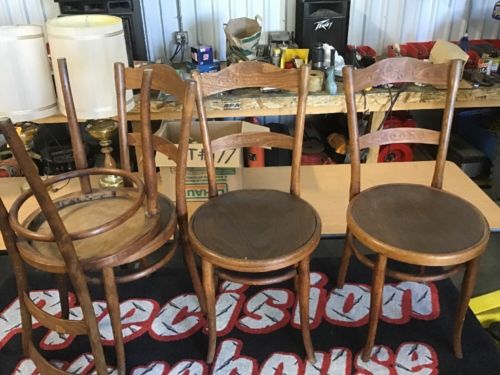 4-Original Antique Thonet Chair Wien /Vienna, Austria