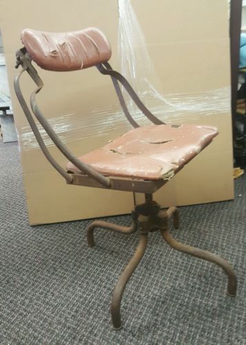 RARE! Vintage Remington Rand Industrial Sit-wel Office Chair